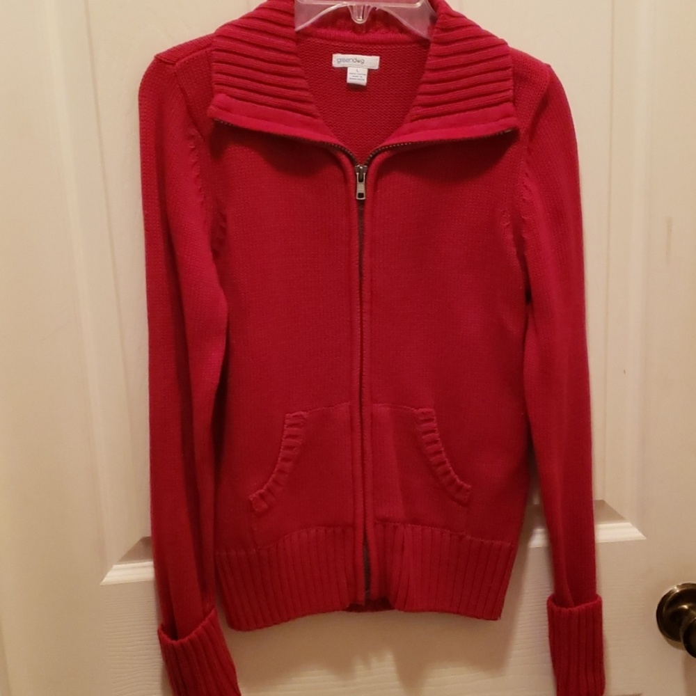 🌴 NWOT Girls Red Jacket